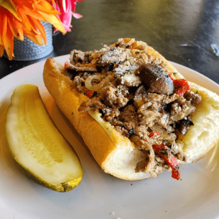 Chef Ari's Philly Cheese Steak Sandwich