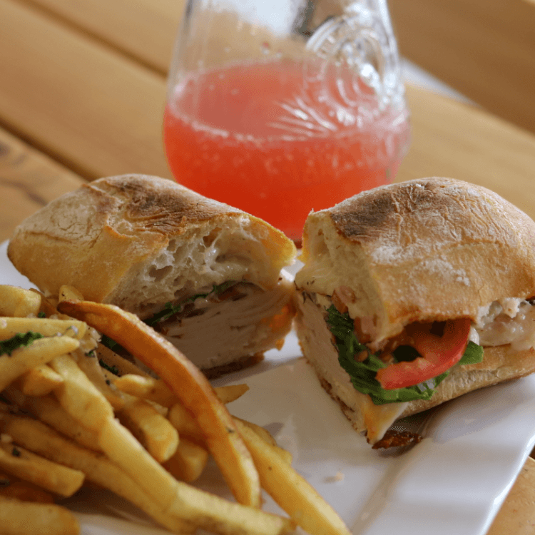 Turkey Club Sandwich.