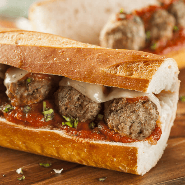 16 inch Meatball Parmigiana