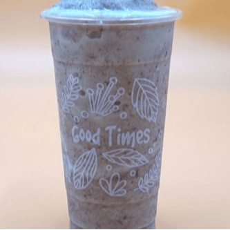 L04. Matcha Red Bean Smoothie.