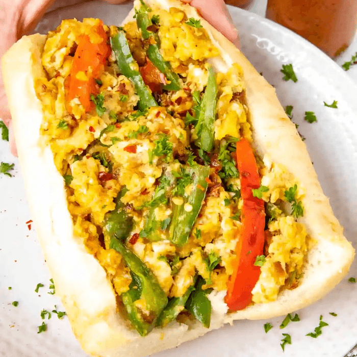 Peppers and Eggs Sub