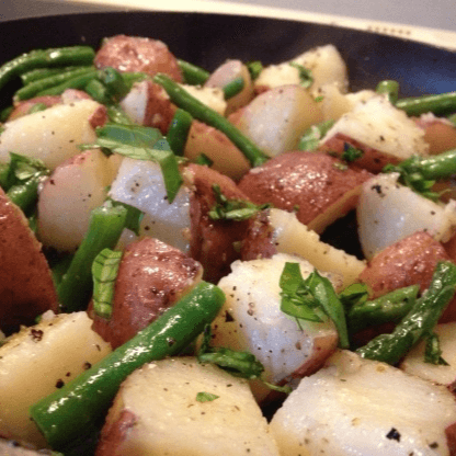 String Beans with Potatoes