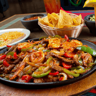 Steak and Shrimp Fajita