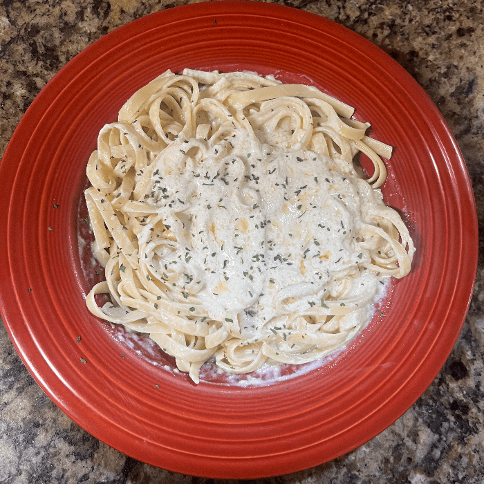 Fettuccine Alfredo.