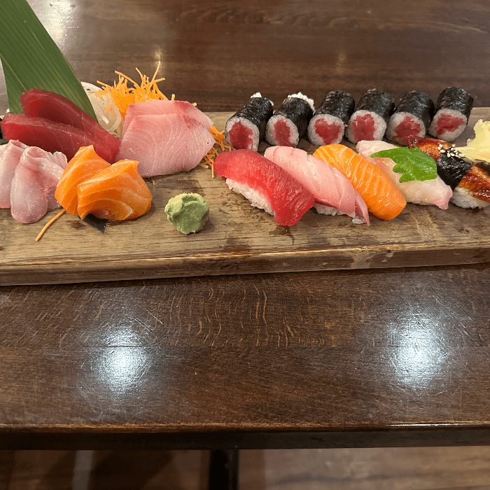 Sushi and Sashimi Combination