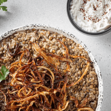 Organic Lentil and Rice Moudardra