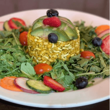 Avocado Vel Salad (Vegan).