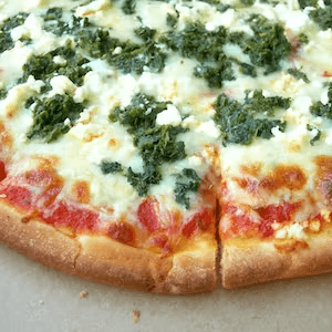 Spinach & Feta Pizza (Large Deep Dish 14" 8 Slices)