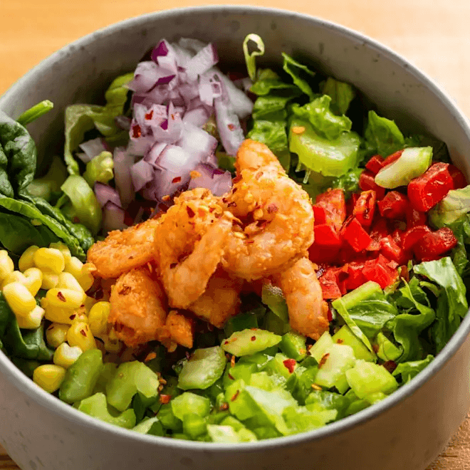 Mango Shrimp Salad.