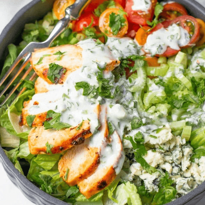 Small Chicken Cheese Salad