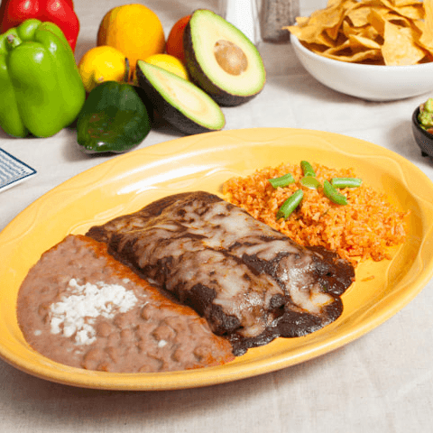 Enchiladas De Mole.