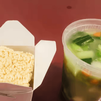 Combination Sizzling Rice Soup 什锦锅巴汤.