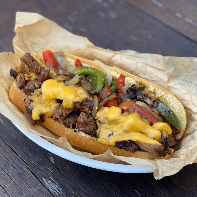 Cheesesteak of Brisket Beef