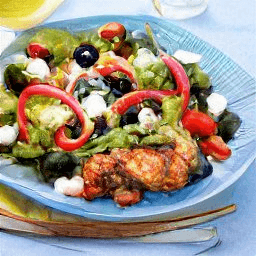 Greek Salad with Grilled Chick