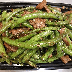 String Beans and Beef Low Carb.