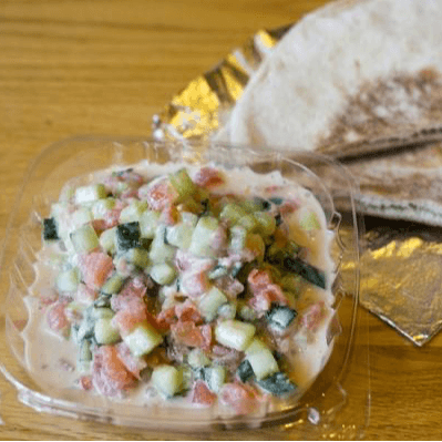 Jerusalem Salad with Pita