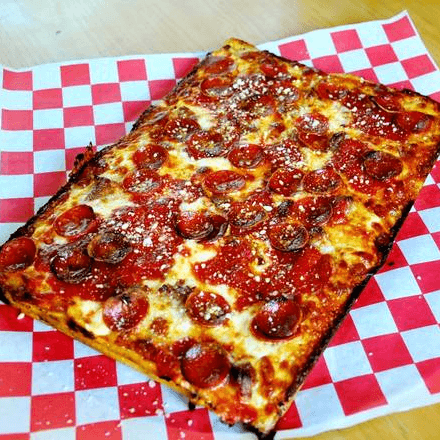 8 Square Detroit Pepperoni Pizza