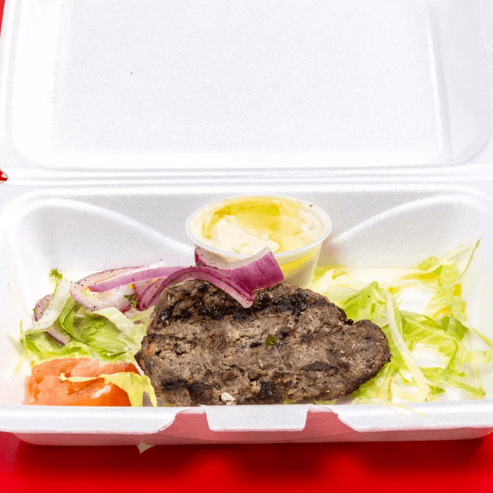 Side Kafta Kabob Skewer.