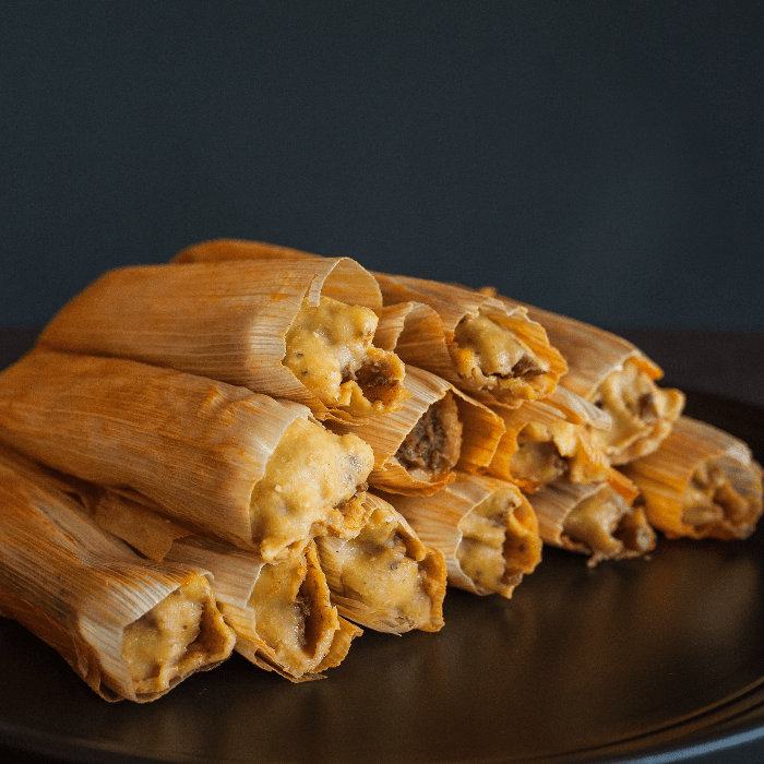 Cold Ready to Reheat Pork Tamales.