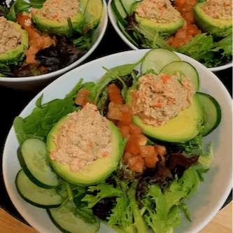 Avocado Tuna Boat Bowl (Non-vegan)