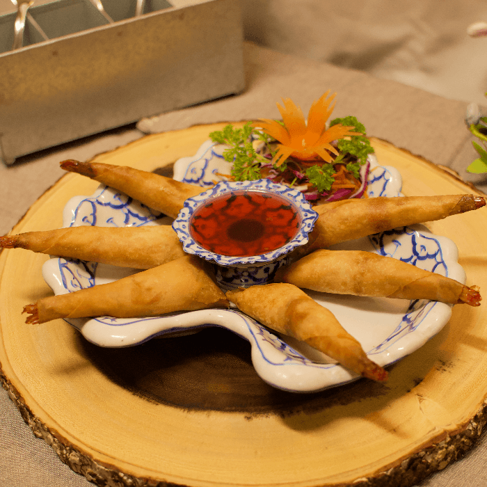 Shrimp Rolls.