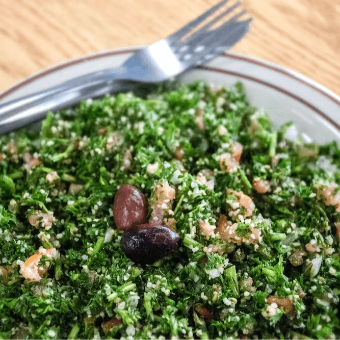 Tabouleh Salad.