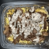 Beef Shawarma Rice Bowl.