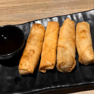 4 Egg Rolls.