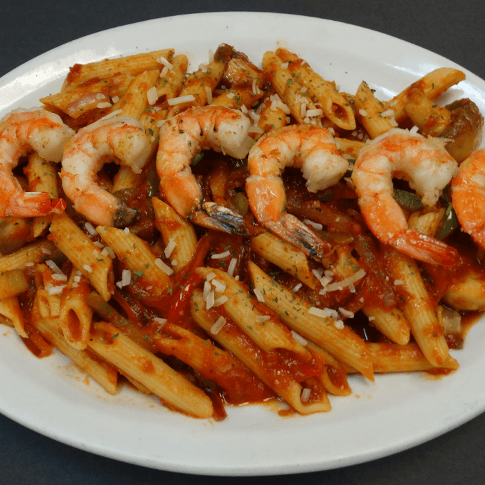 Shrimp and Peppers Rustica