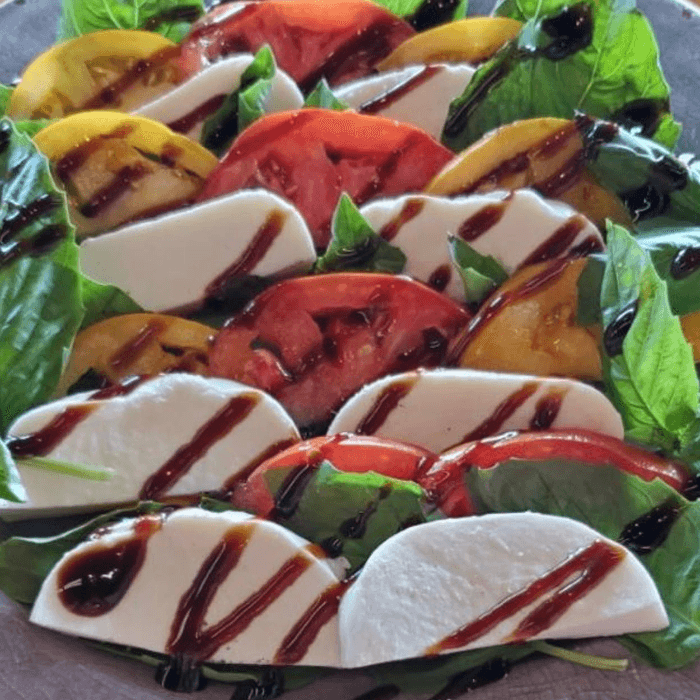 Caprese Heirloom Tomato Salad