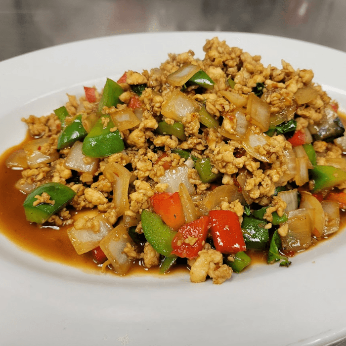 Basil Chicken + Rice *Lunch.