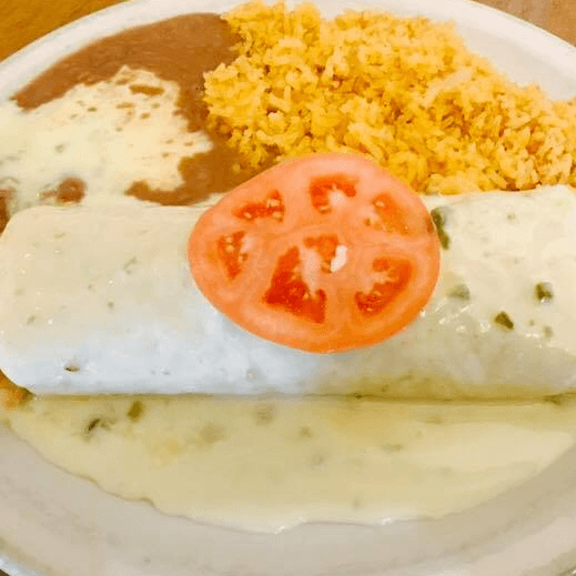 Burrito with Rice and Bean