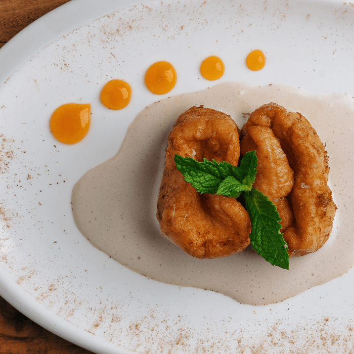 Torrijas Con Helado De Vainilla