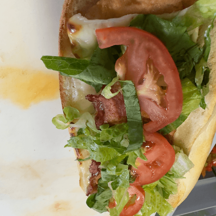 Hen Supreme Sandwich.