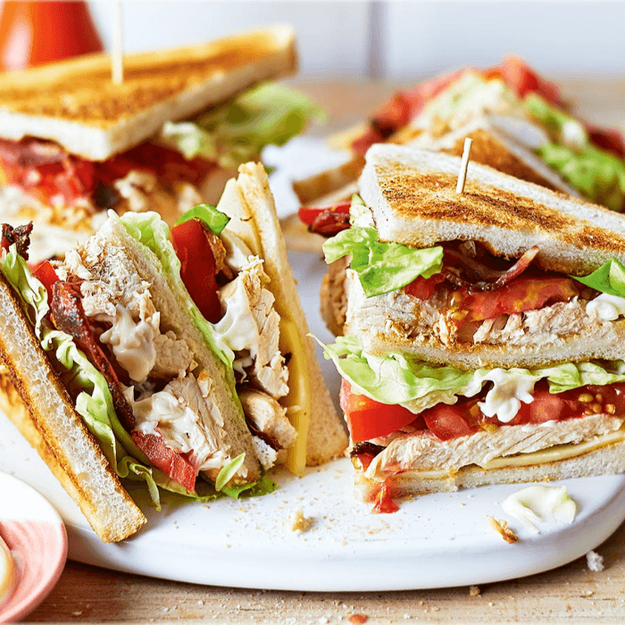 Grilled Chicken Club Sandwich