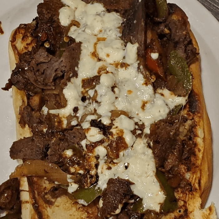 Philly Garlic Steak And Cheese