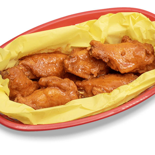 Almanza's Wings 1/2 dozen.