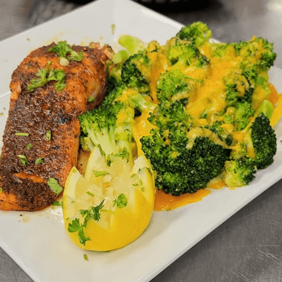 Grilled or Blackened Salmon.