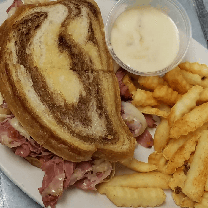 "The Rye Reuben" Sandwich