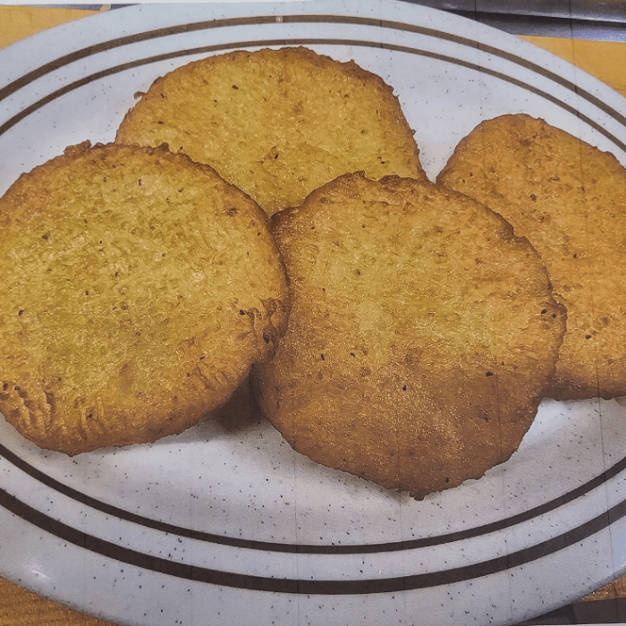 House special potatoes Latkes