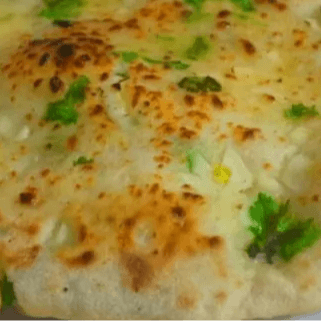 Cheesy Garlic Naan.