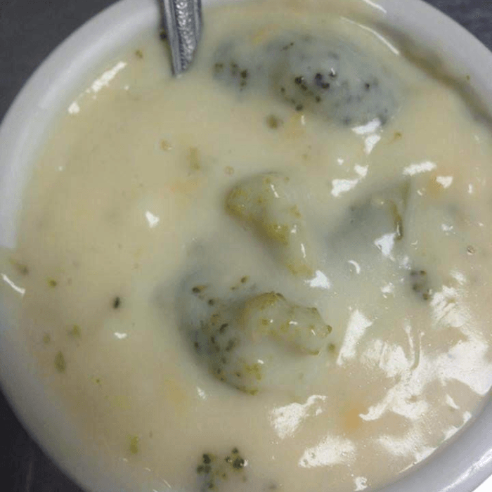Homemade Broccoli & Cheese Soup Catering