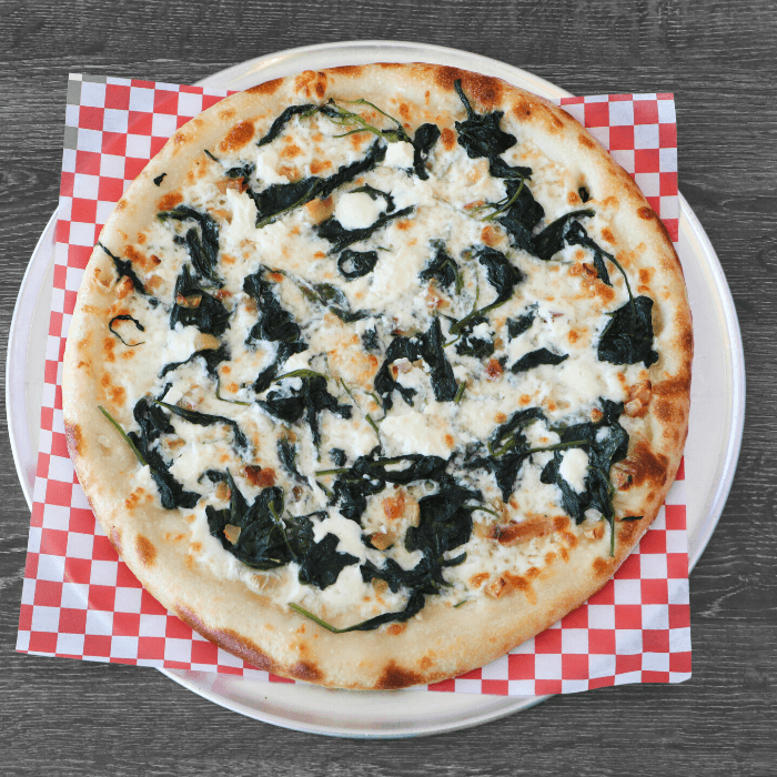 Bianca Thin Crust 12" (6 Slices).