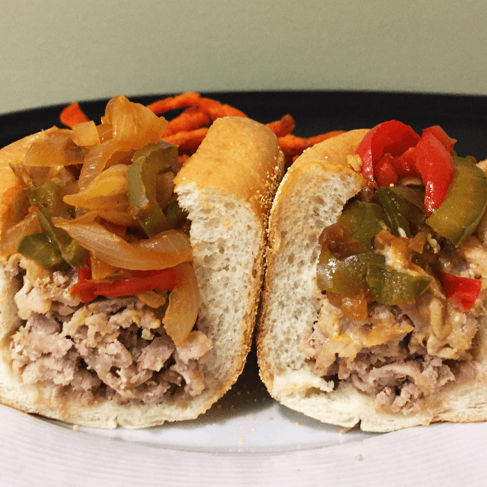 Veal and Peppers Sub
