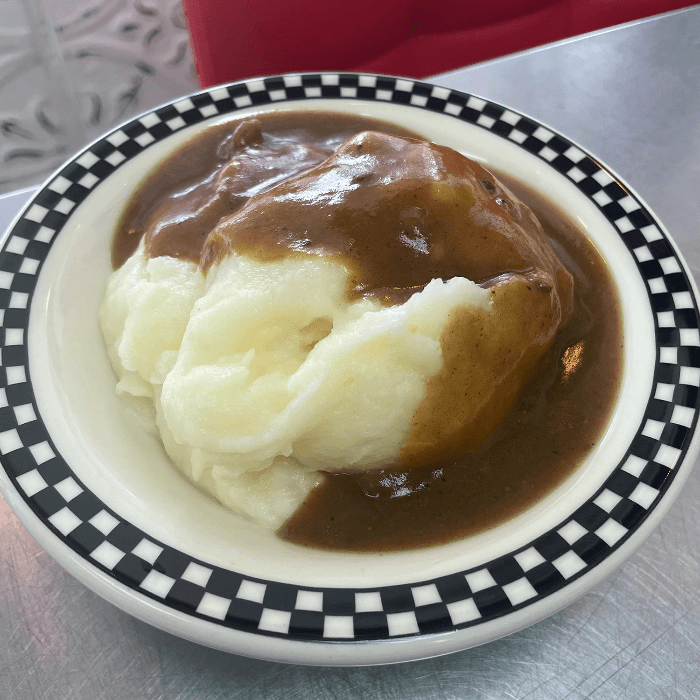 Mashed Potatoes with gravy