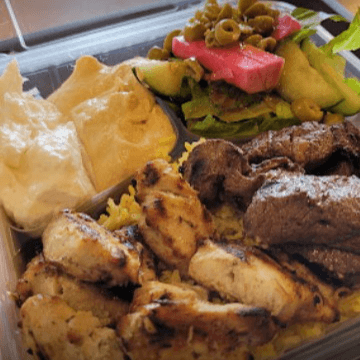 Beef / Chicken Platter.