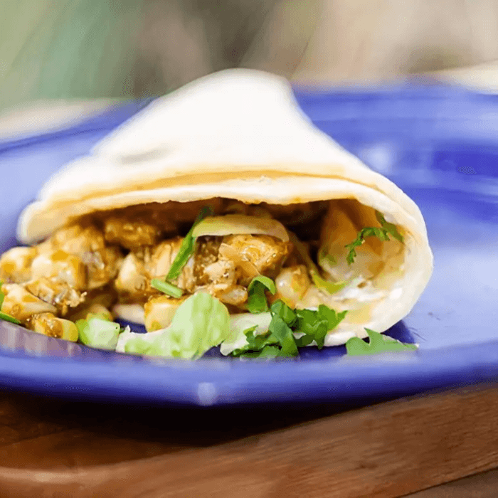 Poblano Chicken Taco