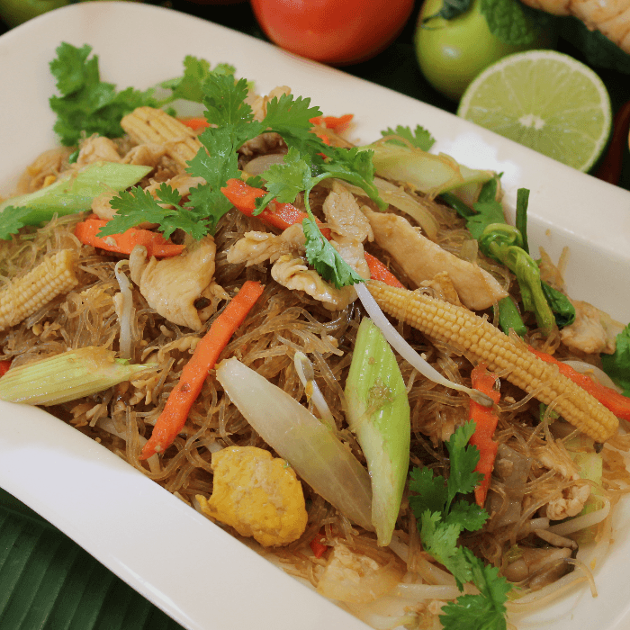 Fried Long Rice / Pad Woon Sen.