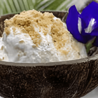 Coconut Ice Cream.