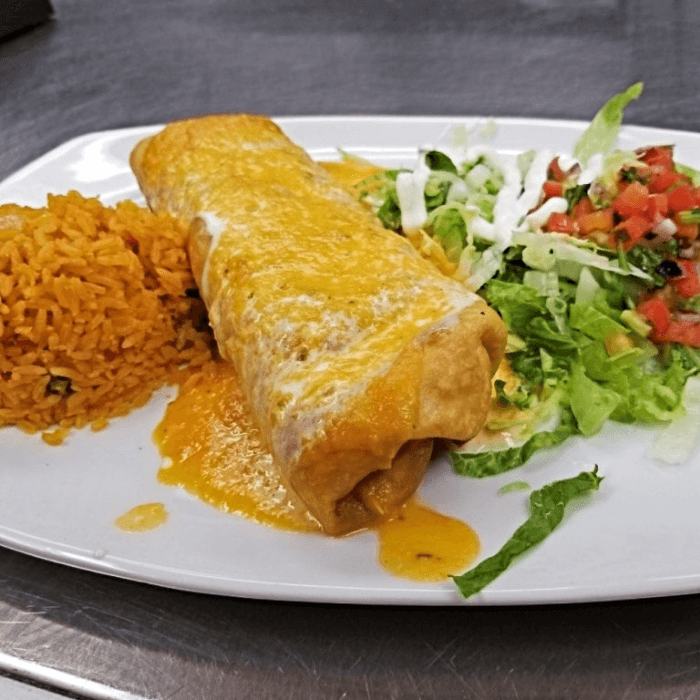 Chimichanga Platter.